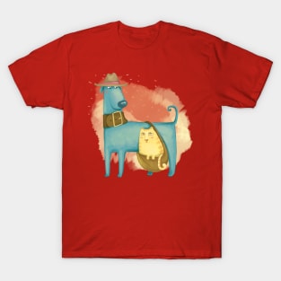 Dog Cat friends T-Shirt